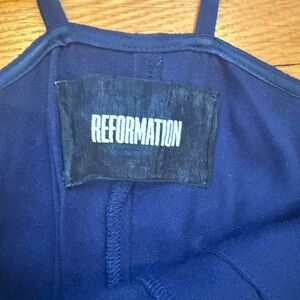 Reformation Strappy Blue Dress, Size 4